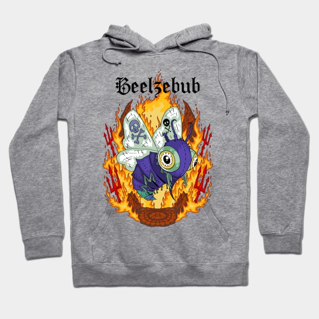 Beelzebub Lord of the Flies - Occult Insect Demon - Demonology Infernal Bug Gift Hoodie by Holymayo Tee